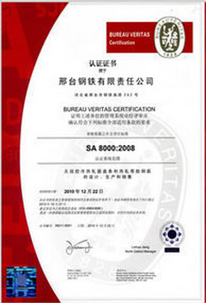 SA8000社會(huì)責(zé)任認(rèn)證